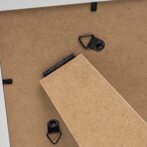 Cornici da appoggio/parete in plastica di colore marrone-naturale in set da 3 19x24 cm - Casa Selección-image-1