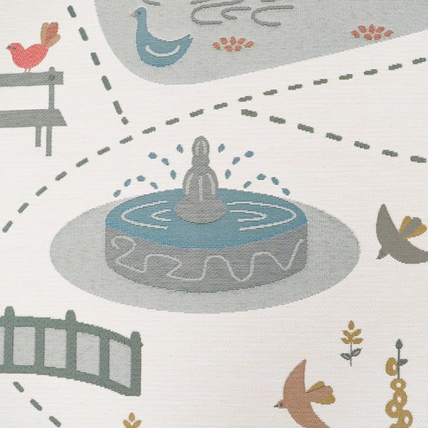 Tappeto da gioco per bambini color crema 123x180 cm Bird Paradise – Nattiot-image-3
