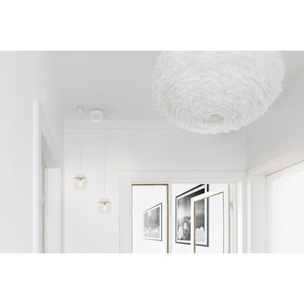 Cavo di sospensione doppio bianco per apparecchi Cannonball Cluster - UMAGE-image-1