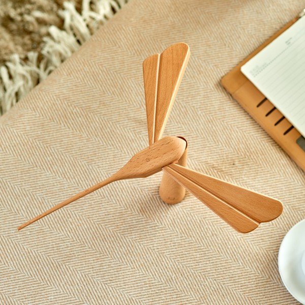 Decorazione luminosa di colore naturale con ricarica USB portatile Dragonflight – Gingko-image-4