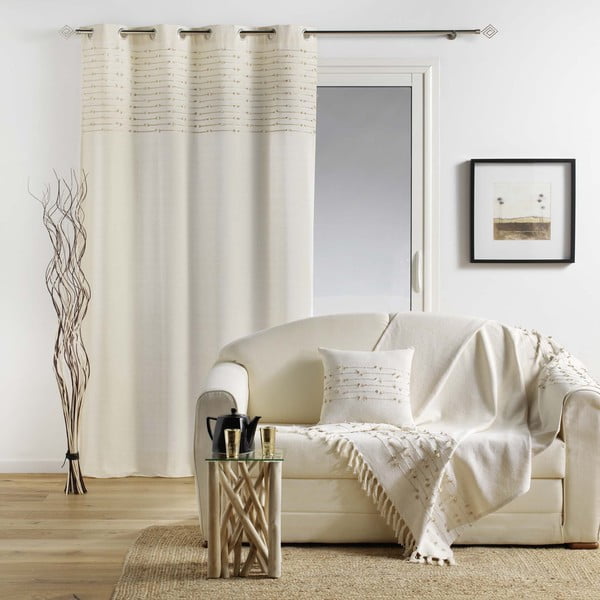 Tenda beige in cotone 140x240 cm Golden Sunset – douceur d'intérieur-image-2