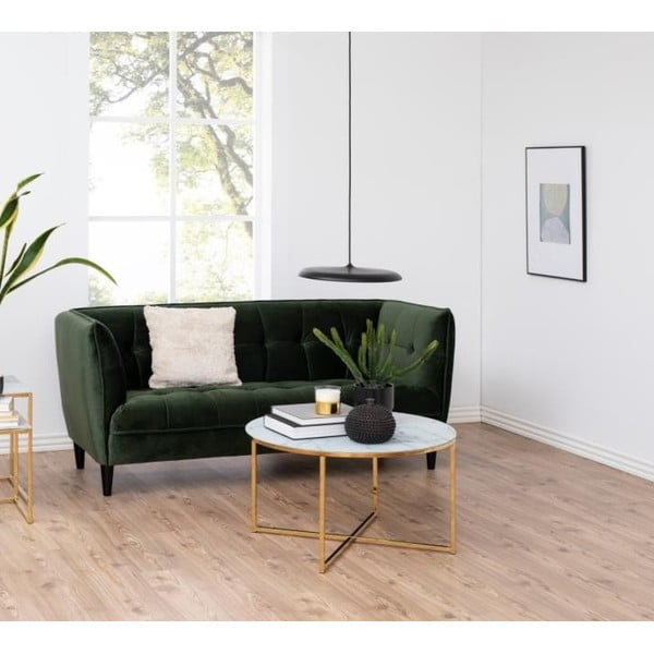 Tavolino rotondo bianco ø 80 cm Alisma - Actona-image-1