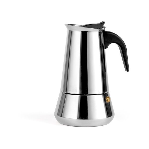Caffettiera argentato in acciaio inox 400 ml Trevi – Leopold Vienna-image-3