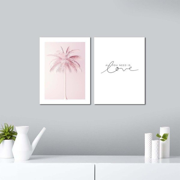 Set di 2 dipinti Lesso - Onno-image-1