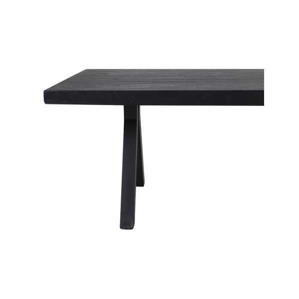 Tavolo da pranzo nero 100x240 cm Muden - Light & Living-image-3