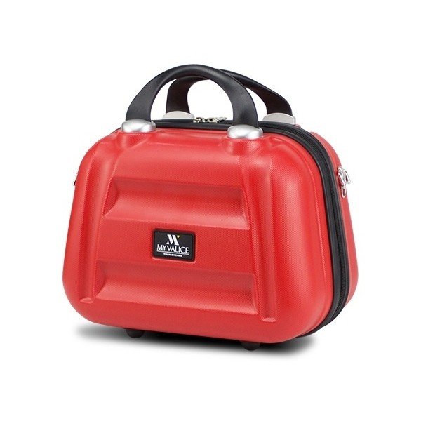 Červený dámský příruční cestovní kufřík My Valice SMART BAG LASSO Make Up & Hand Suitcase