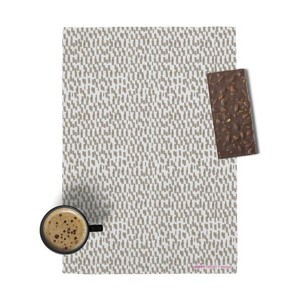 Set di 2 asciugamani da cucina in cotone, 70 x 50 cm Light - Happy Friday Basic-image-1