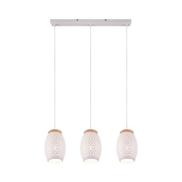 Lampada a sospensione bianca ø 15 cm Bidar - Reality-image-1