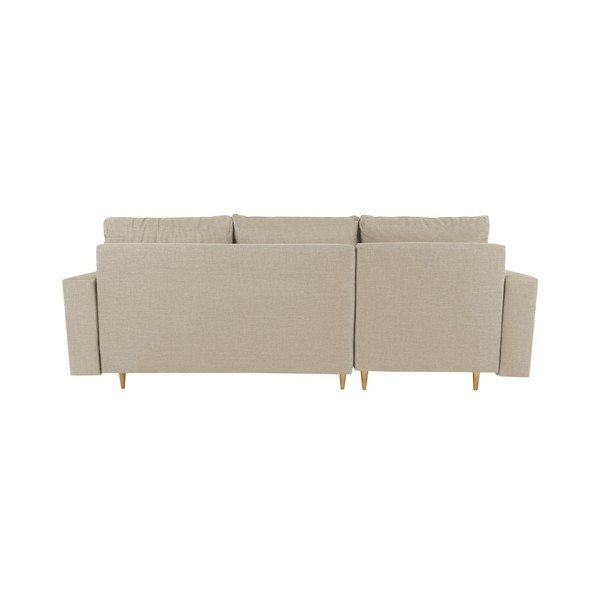 Divano letto angolare beige con lettino sul lato sinistro Iris - Mazzini Sofas-image-3