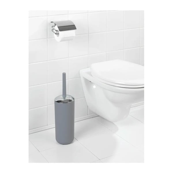 Set di accessori da bagno in plastica grigia Brasil - Wenko-image-2