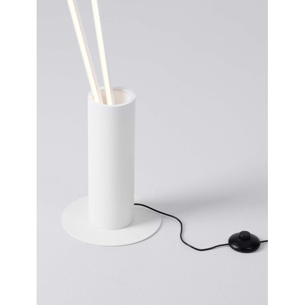 Lampada da terra LED bianco opaco in metallo con struttura flessibile (altezza totale 181 cm) Kimolia – Nova Luce-image-4