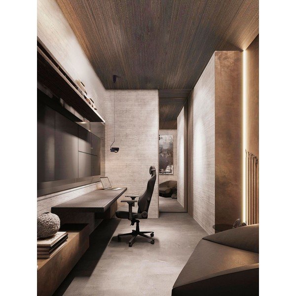 Lampadario LED nero in alluminio con struttura flessibile/con intensità regolabile Kedros – Nova Luce-image-2