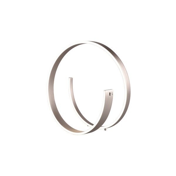 Lampada da tavolo a LED grigia con controllo vocale/app mobile con paralume in metallo (altezza 45 cm) Cinardi - CINQUE-image-2