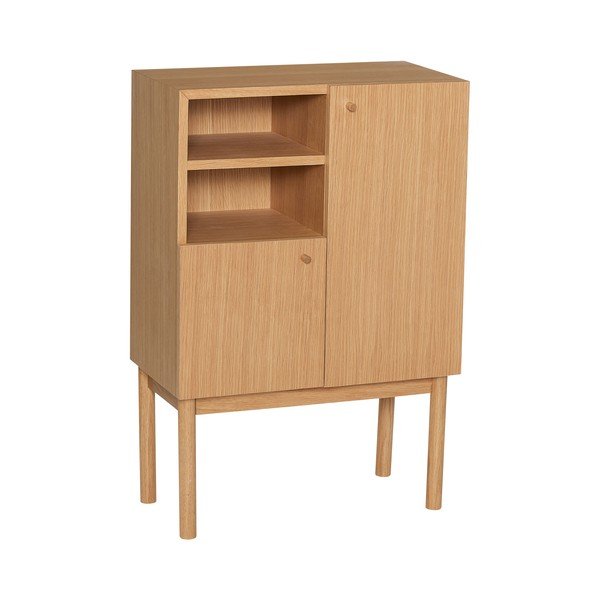 Armadietto di colore naturale con effetto rovere 60x90x34 cm Nobby – Hübsch