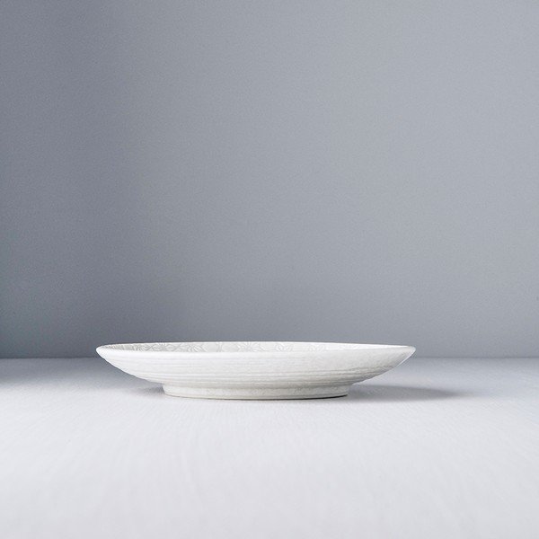 Piatto in ceramica bianca Star, ø 20 cm White Star - MIJ-image-1