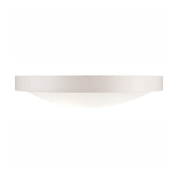 Lampada da soffitto bianca con paralume in vetro Anello - LAMKUR-image-3