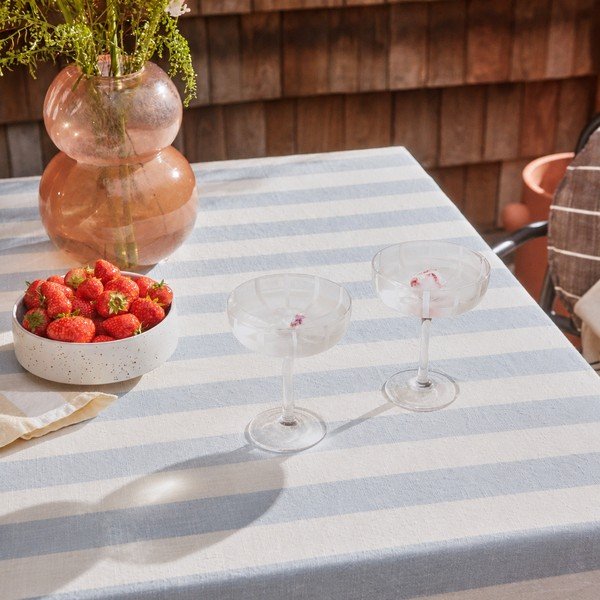 Tovaglia in cotone organico 140x200 cm Striped – OYOY Living Design-image-1