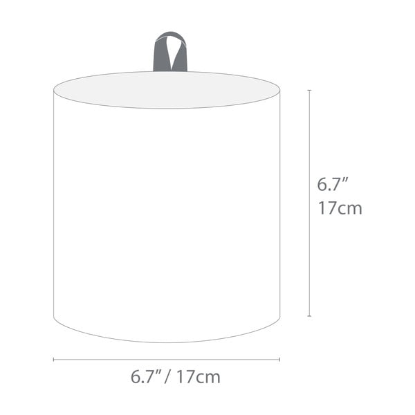 Cestino in stoffa ø 17x17 cm Soft Storage - Bigso Box of Sweden-image-2