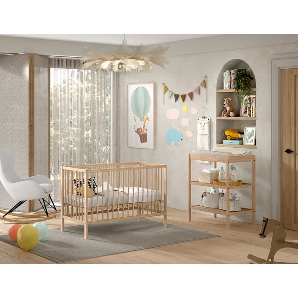 Set di mobili per bambini in faggio massiccio 2 pz Dino – Vipack-image-1