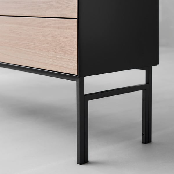 Base in metallo nero Edge by Hammel - Hammel Furniture-image-1