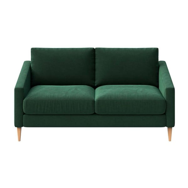 Divano in velluto verde scuro 170 cm Karoto - Ame Yens