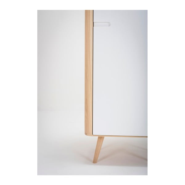 Armadio con struttura in legno di rovere 60x170 cm Ena - Gazzda-image-3