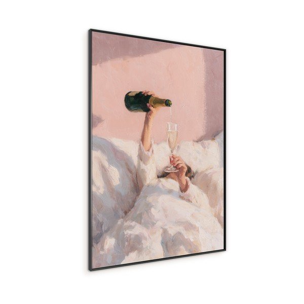 Dipinto stampato con cornice inclusa/dipinto su tela 70x100 cm Lazy Sunday – Styler-image-4