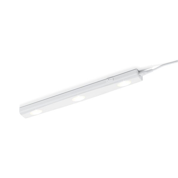 Lampada da parete a LED bianca (lunghezza 40 cm) Aragon - Trio