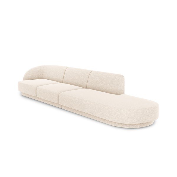 Divano crema 328 cm Miley - Micadoni Home-image-3