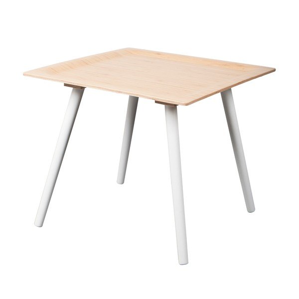 Stolek Bamboo Warrior M, bílá