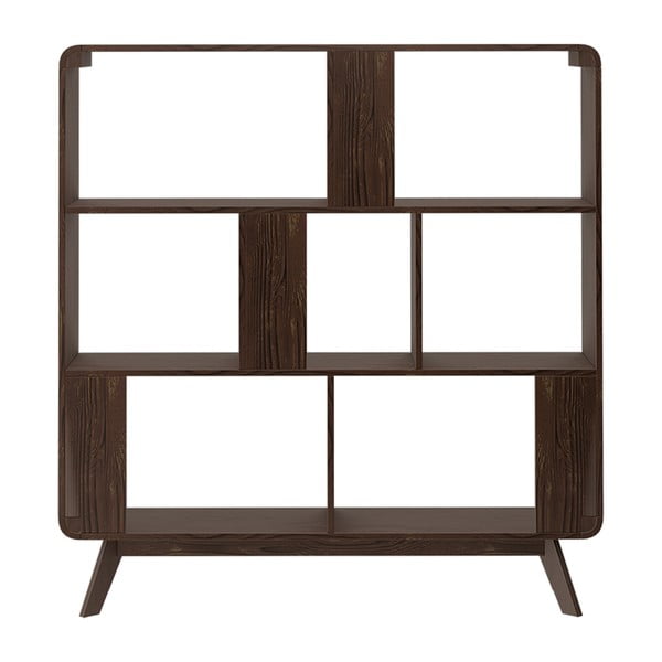 Libreria in noce 122x126 cm Cassie - Støraa-image-3