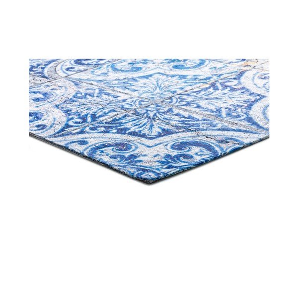 Tappeto grigio e blu Alice, 140 x 200 cm - Universal-image-1