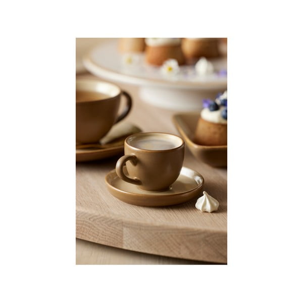 Tazza in gres marrone 70 ml - Bitz-image-1