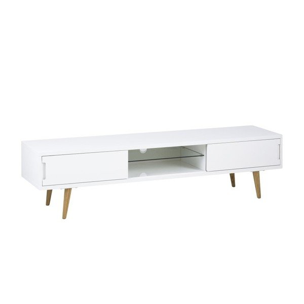 Bílý TV stolek Actona Elise, 180 x 46 cm-image-3