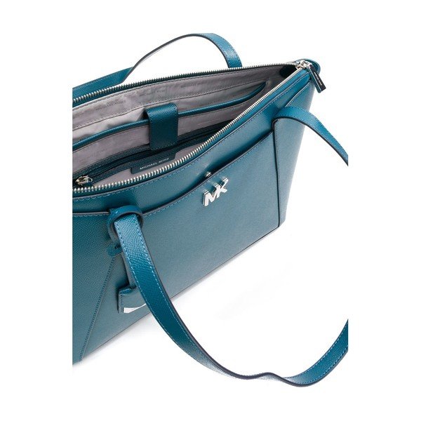Borsa in pelle blu-verde Maddie - Michael Kors-image-3