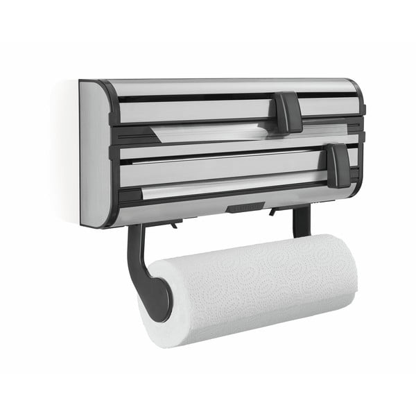 Porta pellicola e alluminio da parete da parete argentato in metallo Parat Royal – LEIFHEIT