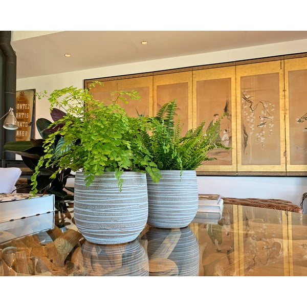 Vaso in ceramica fatto a mano ø 16 cm Dóris - Artevasi-image-3