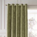 Tende in set termoisolanti color kaki in ciniglia 2 pz 117x183 cm Selene Luxury Chenille – Hyperion