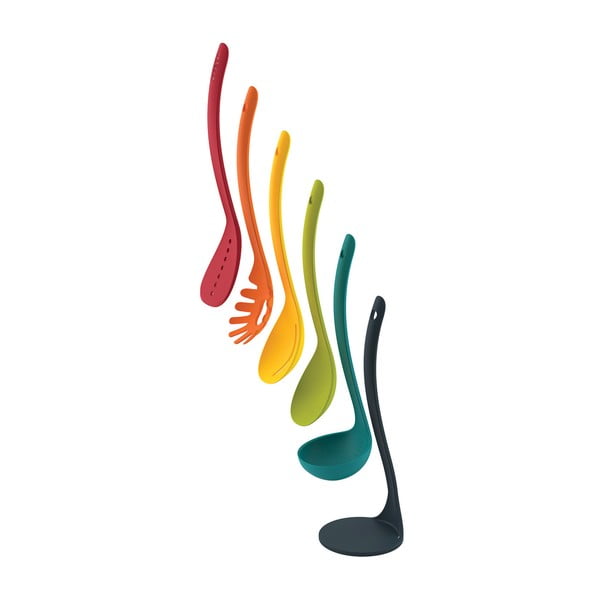 Set di 5 utensili da cucina con supporto Nest - Joseph Joseph