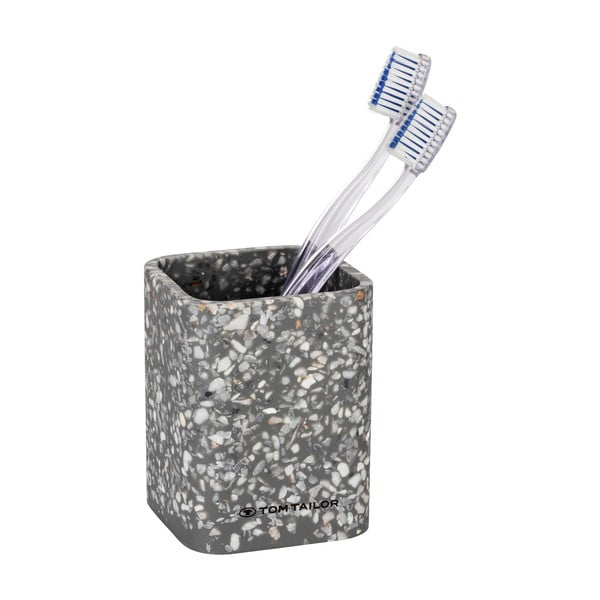 Portaspazzolino in poliresina grigio Tom Tailor T-Terrazzo – Wenko-image-3