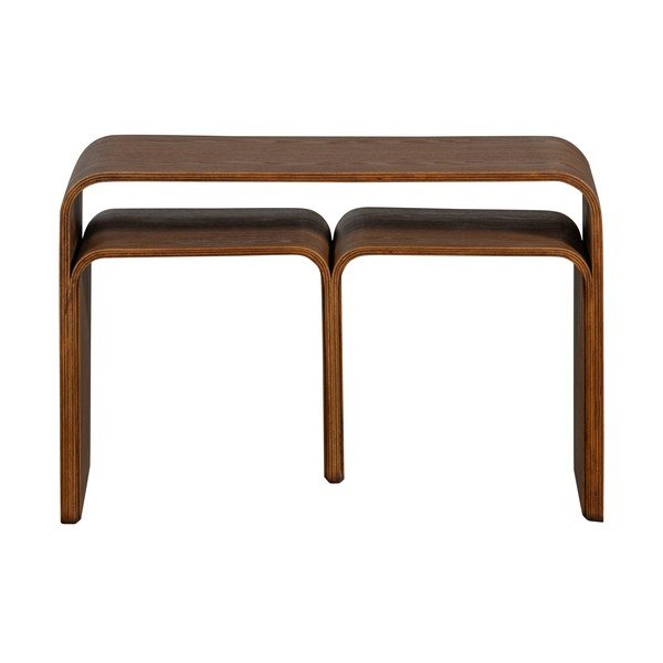 Tavolino con effetto noce 32x40 cm Frey – WOOOD-image-3