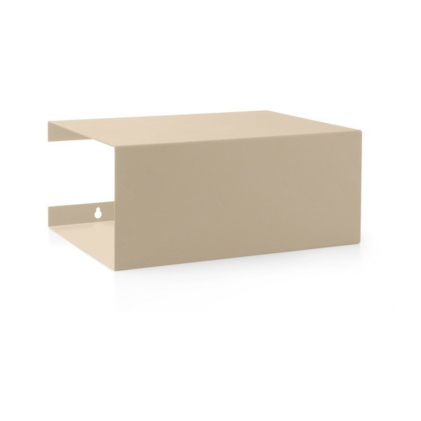 Mensola beige in acciaio con ripiani multipli 35 cm – ReCollector