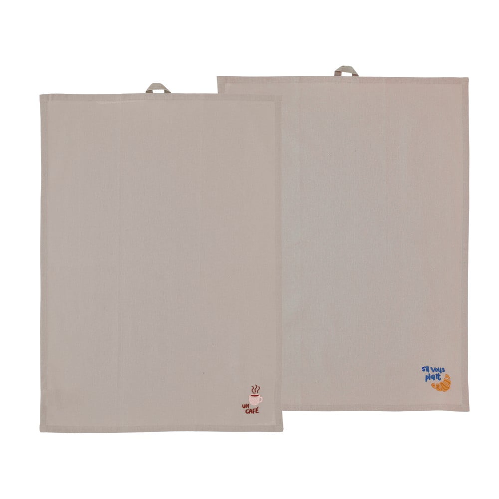 Set di strofinacci in cotone 2 pz 50x70 cm Bistro – Södahl | Asciugamani da cucina