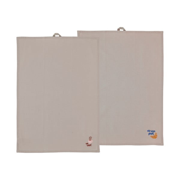 Set di strofinacci in cotone 2 pz 50x70 cm Bistro – Södahl