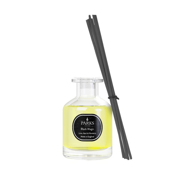 Diffusore di fragranze al lime, al basilico e al mandarino, intensità di profumazione 4 settimane Black Magic - Parks Candles London