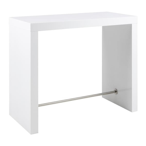 Bílý barový stolek Actona Block-image-4