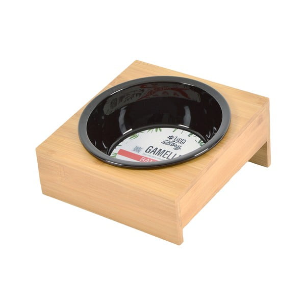 Ciotola con supporto in bambù per cane ø 16 cm – Love Story-image-2