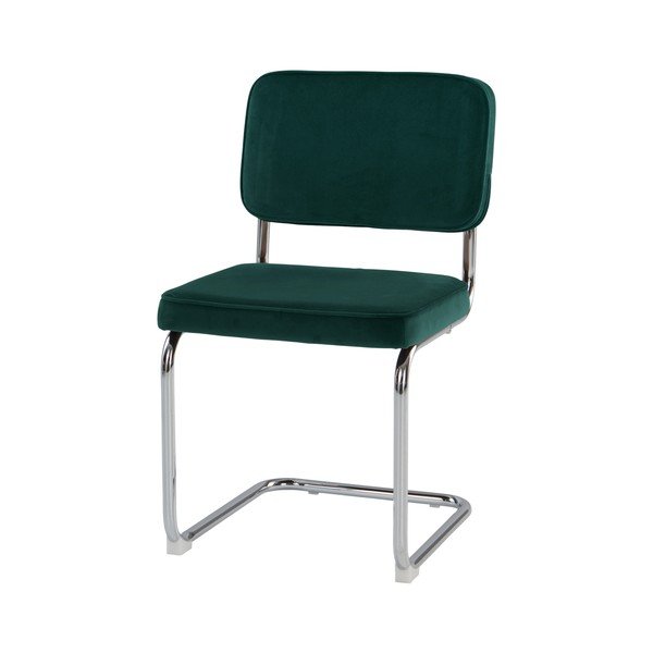 Sedie da pranzo in set verde scuro in metallo a dondolo 2 pz Hjo – Jotex-image-2