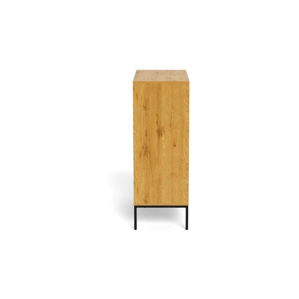 Credenza di colore naturale con effetto rovere 80x110x40 cm Palmdale – Actona-image-3