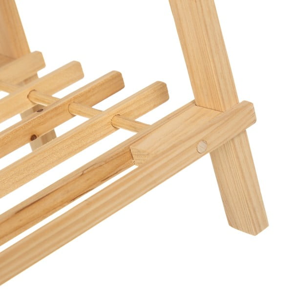 Scarpiera in legno di abete in colore naturale Natural Way - Casa Selección-image-3